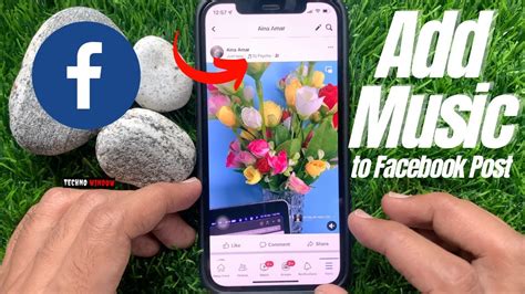 how to add music to fb post