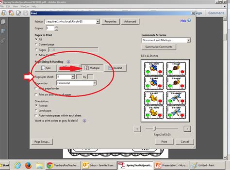 how to print multiple photos on one page while preserving the quality of each photo